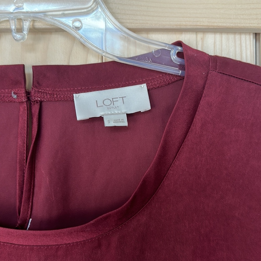 Loft Outlet Faux Suede Flutter Tee - Picture 2 of 5